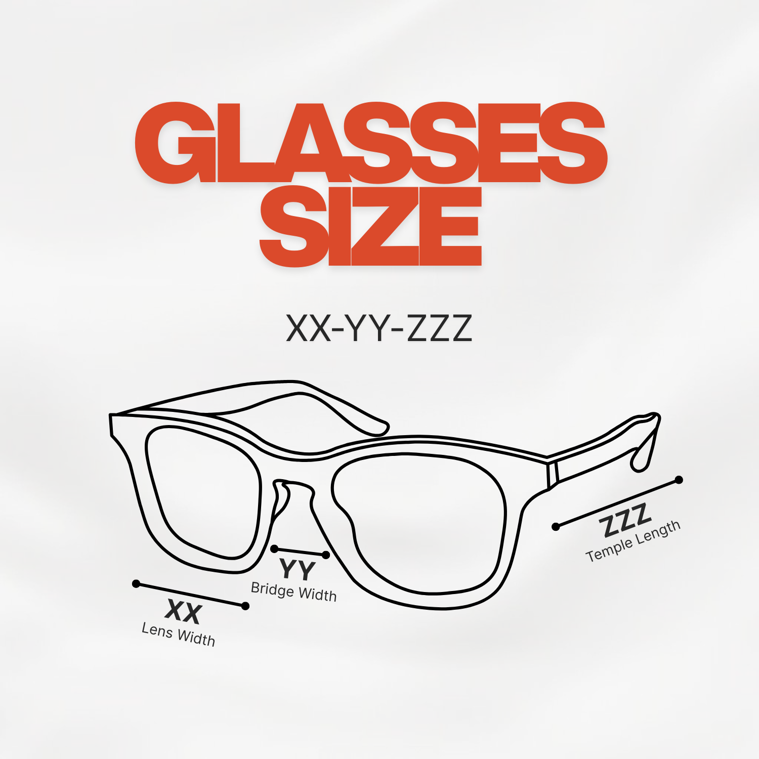 How to Read Your Glasses Size